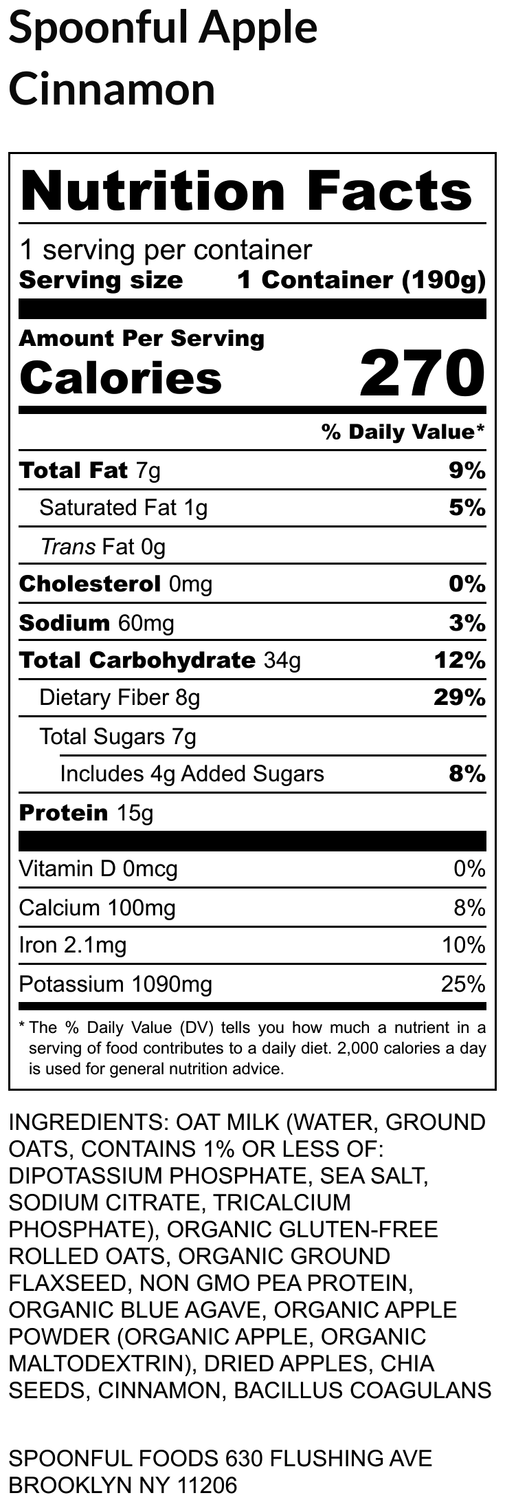 Cinnamon Apple Pie Oats